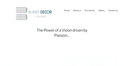 Desktop Screenshot of blindsdecor.co.za